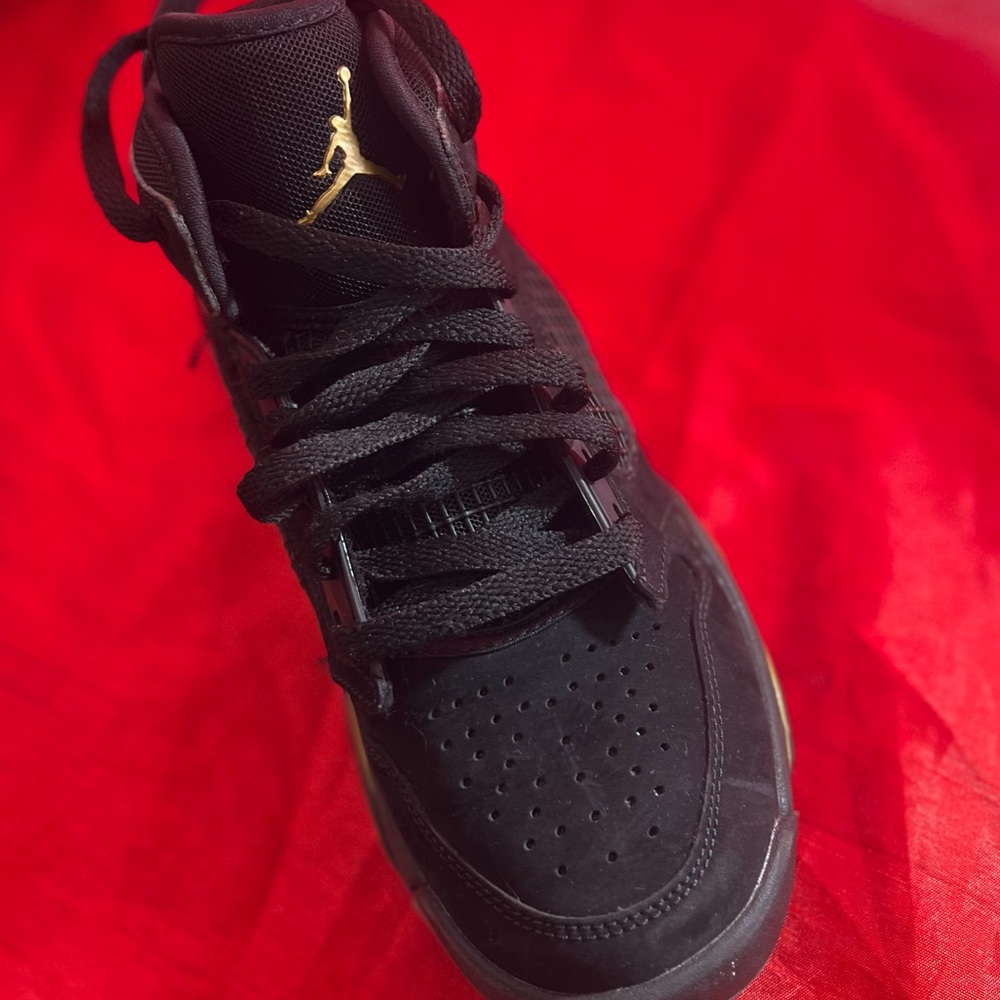 Nike Air Jordan Mars 270 BQ6508-007 Youth 5.5 Black & Gold Shoes Sneakers